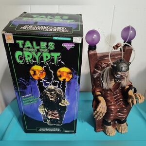 1997 Tales From The Crypt Electric Chair Animated Cryptkeeper Original Box WORKS